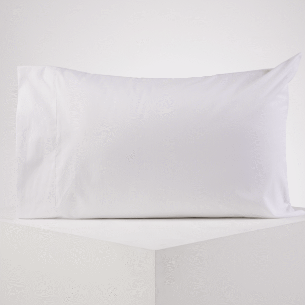 Funda blanca exterior de almohada 100% algodón. Serie QU