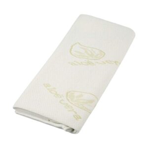 Funda de almohada protectora interior aloe vera. Cierre con cremallera.