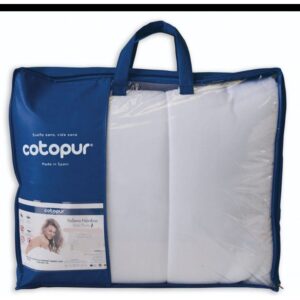 Relleno nórdico blanco OSLO. Exterior 100% PES Microfibra. Relleno de fibra poliéster siliconada TLHN.