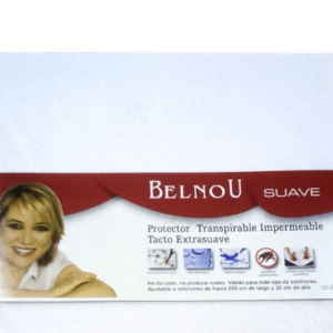 PROTECTOR DE COLCHÓN RIZO IMPERMEABLE MODELO SUAVE. MICROFIBRA Y REVERSO POLIURETANO