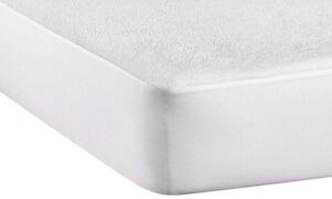 PROTECTOR DE COLCHÓN RIZO 100% ALGODÓN IMPERMEABLE MODELO TURIN. REVERSO POLIURETANO