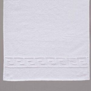 TOALLA BLANCA GRECA ECO 100% ALGODÓN ECOLÓGICO 400/450/500 GRS.