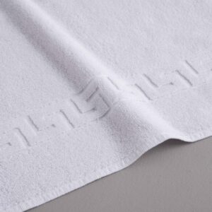 TOALLA BLANCA GRECA LUXE 100% ALGODÓN 400 / 450 / 500 GRS