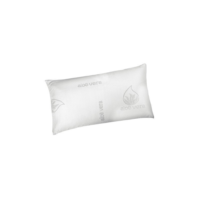 Almohada BE con núcleo viscoelástico. Exterior microfibra con tratamiento aloe vera